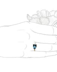 Lilia Topaz + Diamond Ring Andrea Bonelli Jewelry