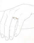 Sarai Trillion Sapphire Ring Andrea Bonelli Jewelry