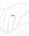 Lola Parti Sapphire Ring Andrea Bonelli Jewelry