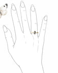 Mira Salt & Pepper Diamond Ring Andrea Bonelli