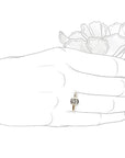 Zoe Salt + Pepper Diamond Ring Andrea Bonelli Jewelry
