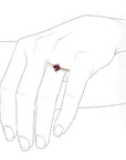 Tavi Garnet Ring Andrea Bonelli