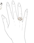 Tavi Halo Moissanite Ring Andrea Bonelli