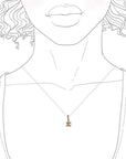 Rose Cut Diamond Necklace No 4 Andrea Bonelli Jewelry