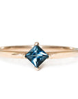 Tavi London Blue Topaz Ring Andrea Bonelli 14k Rose Gold