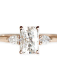 Marina Lab Diamond Ring Andrea Bonelli 14k Rose Gold