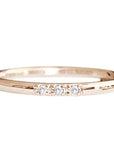 Tove Moissanite Ring Andrea Bonelli 14k Rose Gold