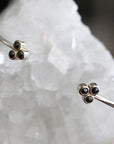 Mixed Metals Black Rose Cut Diamond Cuff Andrea Bonelli Jewelry