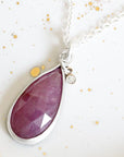 Pink Sapphire Necklace Andrea Bonelli Jewelry