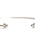Tria Beaded Cuff Bracelet Andrea Bonelli Jewelry 14k White Gold