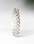 Silver Open Circle Band Andrea Bonelli Jewelry 