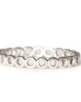 Silver Open Hexagon Band Andrea Bonelli Jewelry Sterling Silver