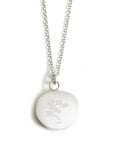 Silver Rutilated Quartz Necklace Andrea Bonelli Jewelry