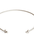 Silver Tria Beaded Cuff Bracelet Andrea Bonelli Jewelry