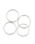Silver Whisper Stacking Rings Andrea Bonelli
