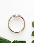 Sora Opal + Diamond Ring Andrea Bonelli Jewelry
