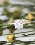 Thalia Moissanite Ring Andrea Bonelli Jewelry 