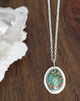 Silver Royston Turquoise Necklace Andrea Bonelli Jewelry 