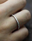 Silver Twig Ring Andrea Bonelli Jewelry