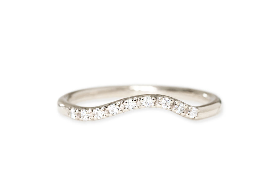 Liliana Diamond Ring Andrea Bonelli Jewelry 14k White Gold