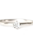 Petit Lola Diamond Ring Andrea Bonelli Jewelry 14k White Gold