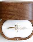 Handcrafted Walnut Vintage Ring Box Andrea Bonelli