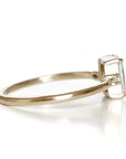Marina Aquamarine + Diamond Ring Andrea Bonelli