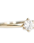 Claire Moissanite Ring Andrea Bonelli