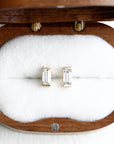 Linea Baguette Studs Andrea Bonelli Jewelry