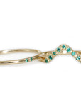 Peak Nove Emerald Ring Andrea Bonelli