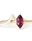 Mia Garnet Marquise Ring Andrea Bonelli