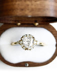 Isobel Halo Moissanite Ring 1ct Andrea Bonelli Jewelry