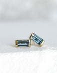 Linea London Blue Topaz Studs Andrea Bonelli Jewelry