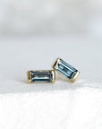 RTS Linea London Blue Topaz Studs Andrea Bonelli Jewelry