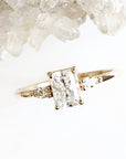 Marina Moissanite Ring Andrea Bonelli