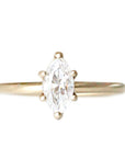 Mia Moissanite Ring Andrea Bonelli Jewelry 14k Yellow Gold