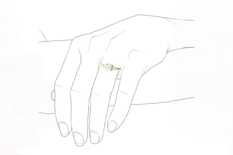 Sora GIA Diamond Ring Andrea Bonelli Jewelry 