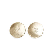 Organic Stardust Studs Andrea Bonelli Jewelry 14k Yellow Gold