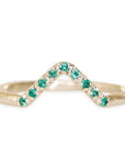 Curated Peak Nove Ring Andrea Bonelli 14k Yellow Gold