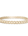 Petite Beaded Band Andrea Bonelli Jewelry 14k Yellow Gold