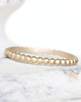 Petite Beaded Band Andrea Bonelli Jewelry
