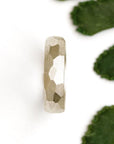 Rock Facet Half Round Band Andrea Bonelli Jewelry