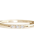 Tove Moissanite Ring Andrea Bonelli 14k Yellow Gold