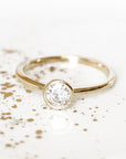 Zoe Moissanite Ring .50ct Andrea Bonelli Jewelry 