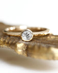 Zoe Salt + Pepper Diamond Ring Andrea Bonelli Jewelry