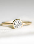 Zoe Moissanite Ring .50ct Andrea Bonelli Jewelry 