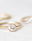 Zoe Moissanite Ring .50ct Andrea Bonelli Jewelry