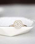 Madeline Pave Diamond Ring Andrea Bonelli Jewelry 