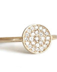Madeline Pave Lab Diamond Ring Andrea Bonelli Jewelry 