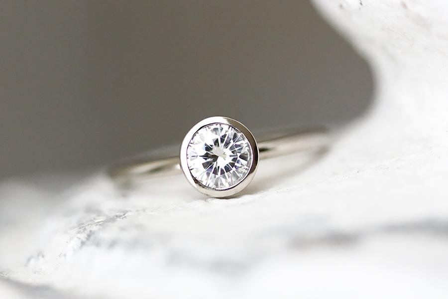 Zoe Lab Diamond Ring .50ct Andrea Bonelli Jewelry 